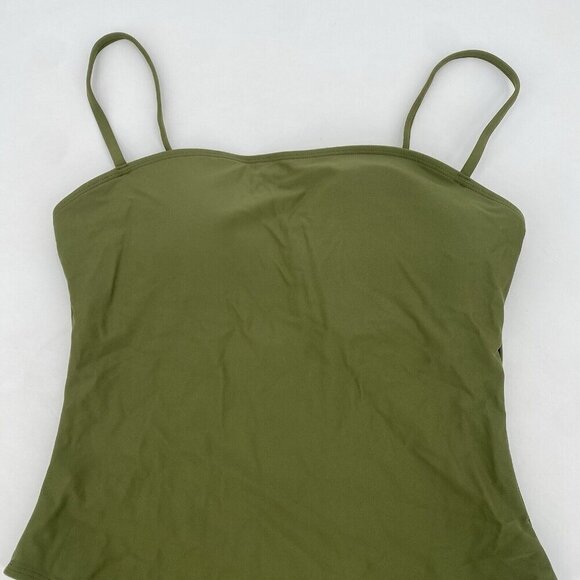 Relleciga Italy Size Large Army Green Cheeky One Piece Swimsuit NWT - Picture 3 of 11